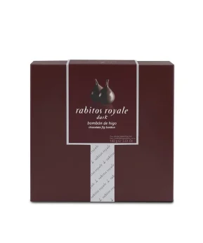 Bombones de higo con chocolate negro - Rabitos Royale