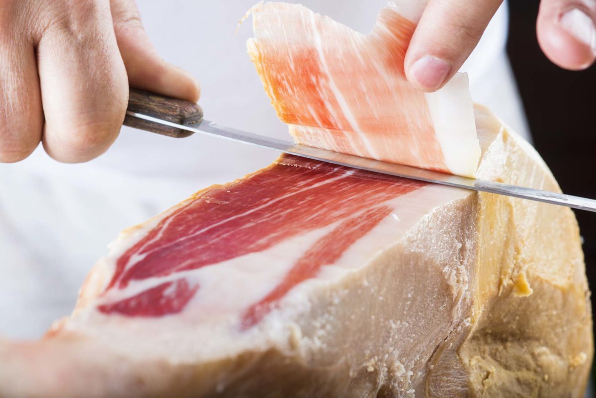 El corte del jamón y su conservación