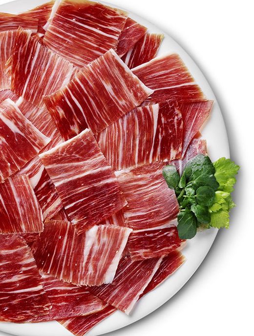 Plato de jamón ibérico