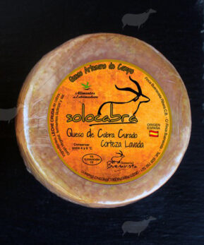 Solocabra Queso curado de cabra corteza lavada