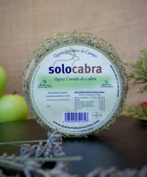 Queso de cabra curado al Romero - Solocabra