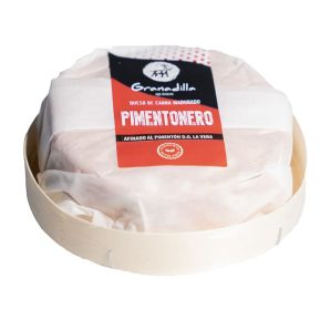 Queso de cabra afinado al pimentón D.O - Quesos Granadilla