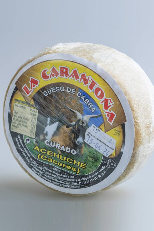 Queso de cabra curado - La Carantoña