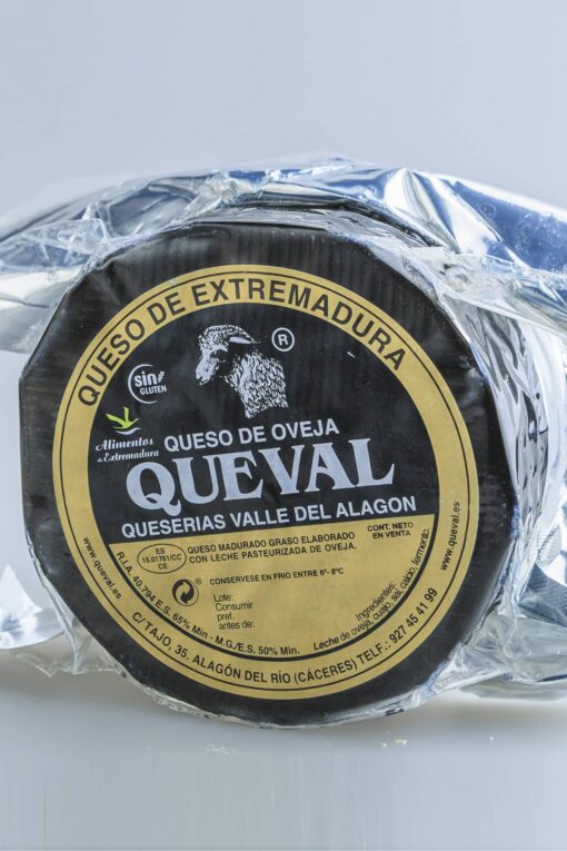 Queso de oveja negro curado - Queval