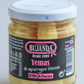 Yemas de Espárragos Blancos Extra 6/9 - Conservas Bujanda