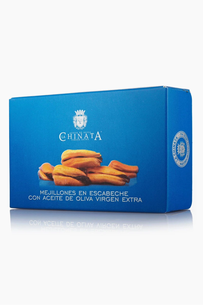 Mejillones en Escabeche con Aceite de Oliva Virgen Extra - La Chinata