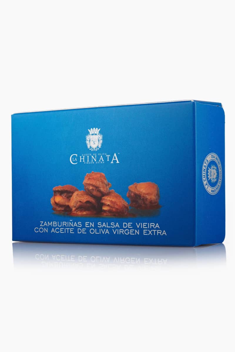 Zamburiñas en Aceite de Oliva Virgen Extra - La Chinata