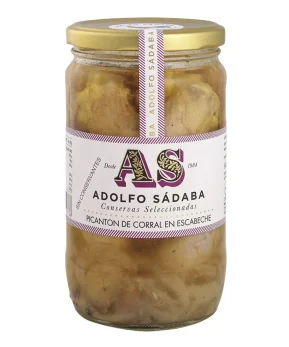 Picantón de corral en escabeche - Adolfo Sádaba