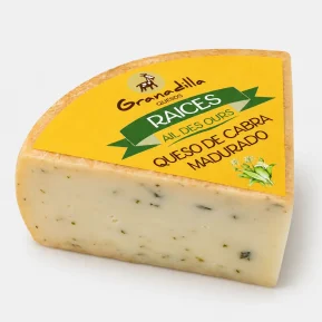 Queso de cabra Raíces Ail des Ours - Quesos Granadilla